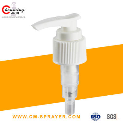 Good price coperchio di plastica della pompa dell'erogatore del sapone della lozione di 28mm della pompa d'argento lucida 24mm dell'erogatore in linea